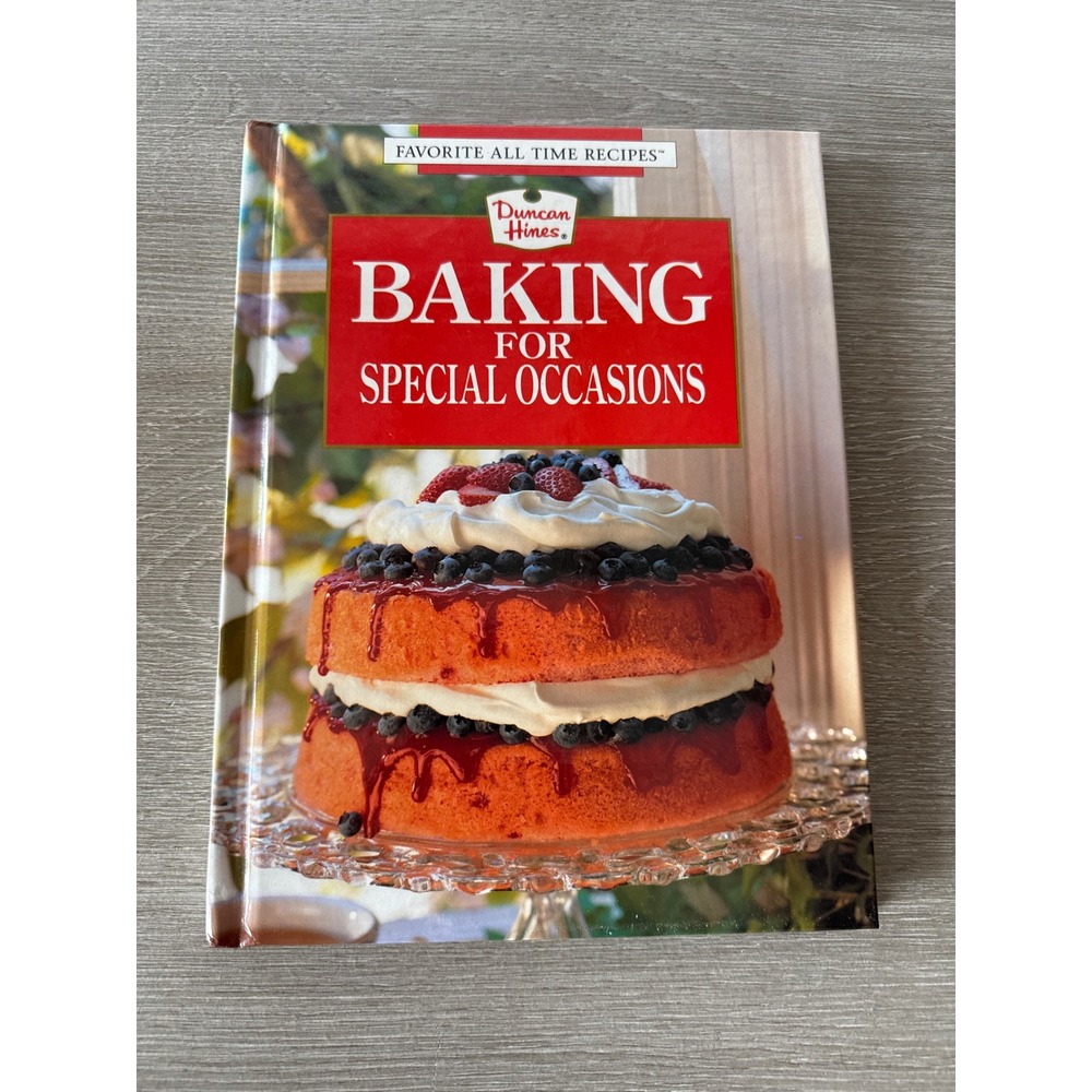 Duncan Hines Baking for Special Occasions Cookbook Recipes 1993